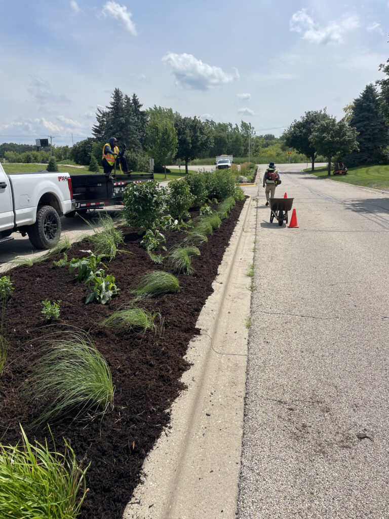 Commercial Landscape Design in Round Lake