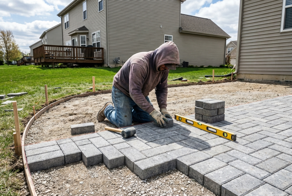 Paver Installation and Edge Details