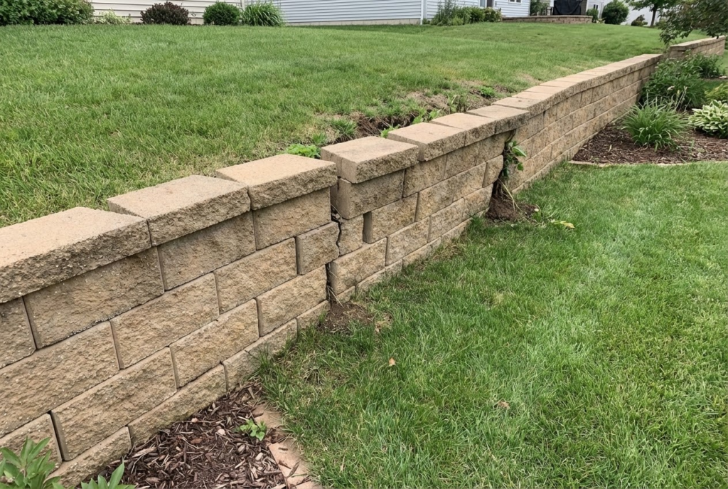 Watching Retaining Walls Fail in Slow Motion