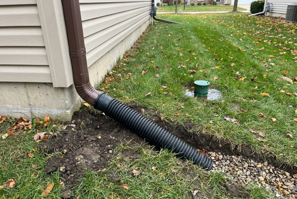 Downspout Extensions and Foundation Protection