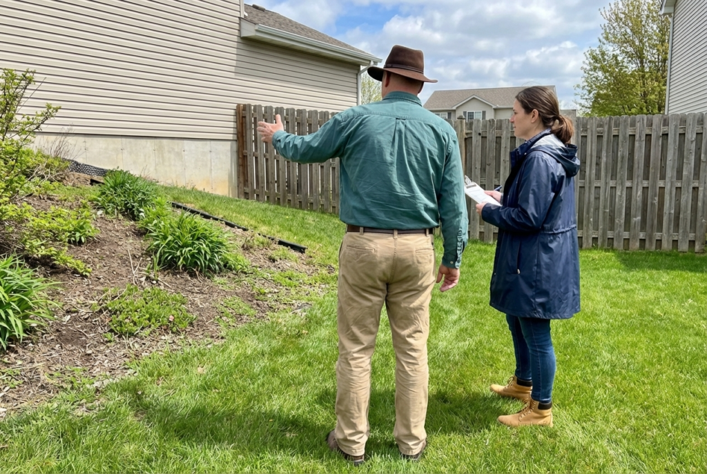 Landscape Designer and Customer consultation