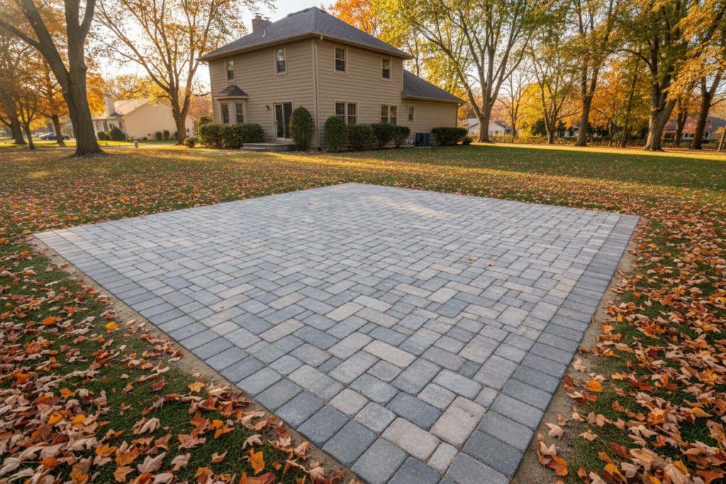 Yes — Fall Is One of the Best Times to Install Hardscape in Round Lake